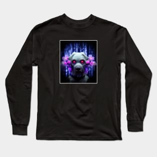 cyber punk puppy Long Sleeve T-Shirt